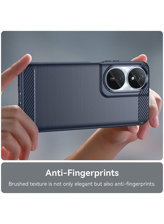 X-level HONOR X7b 4g Case cover with Carbon Fiber Shockproof Rugged Shell Anti-Scratch Easy Install Anti-Scratch Soft TPU Comfortable Touch Back Cover Protective Accessory for HONOR X7b - Image 5