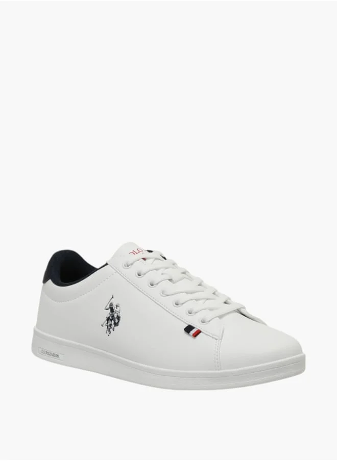 U.S. Polo Assn. Men's Logo Detail Lace-Up Sneakers