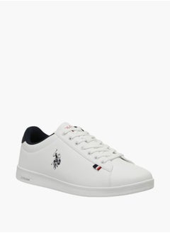 U.S. Polo Assn. Men's Logo Detail Lace-Up Sneakers  - Image 1