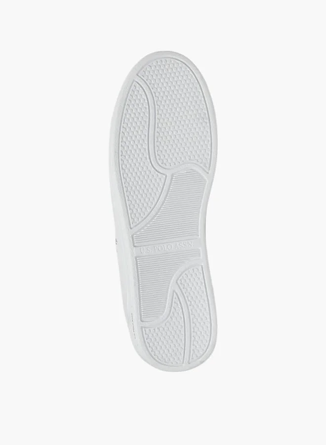 U.S. Polo Assn. Men's Logo Detail Lace-Up Sneakers
