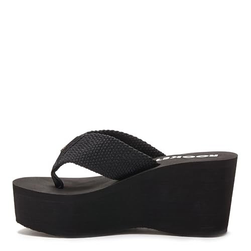 Rocket Dog Women's Crush Platform Thong Sandal,Black,11 M - Image 2