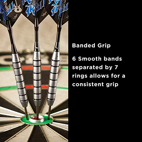 Viper Underground Steel Tip Darts: Rock & Roll, 23 Grams, Black - Image 5
