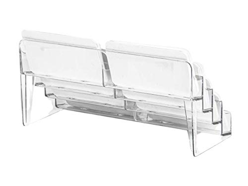 1InTheOffice Business Card Stand, Business Card Holders Display, 8 Pocket Multiple Business Card Display, 400 Card Capacity - Image 5