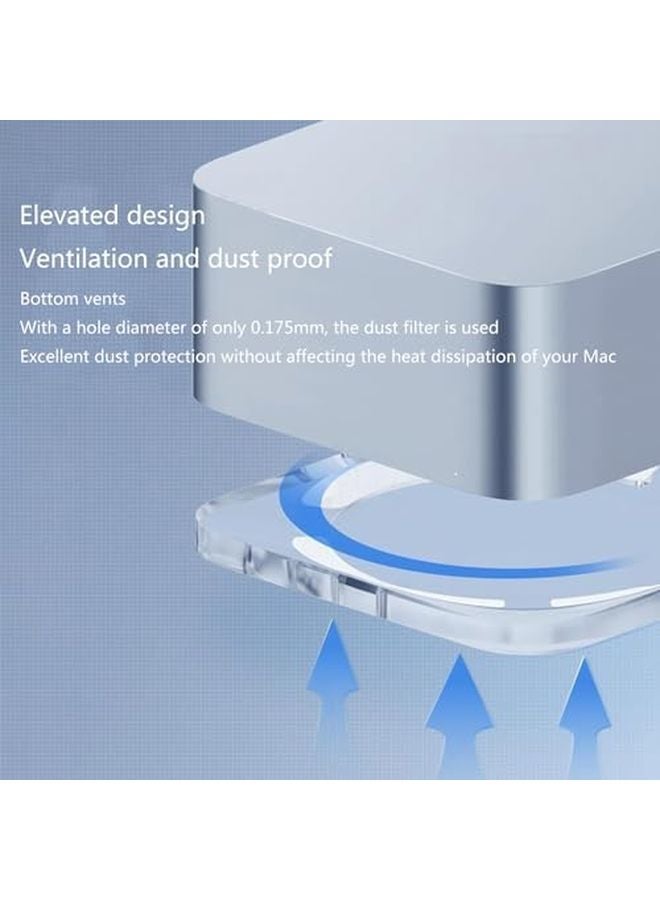 Transparent Acrylic Laptop Stand with Cooling Heat Dissipation for Studio Use - Image 4