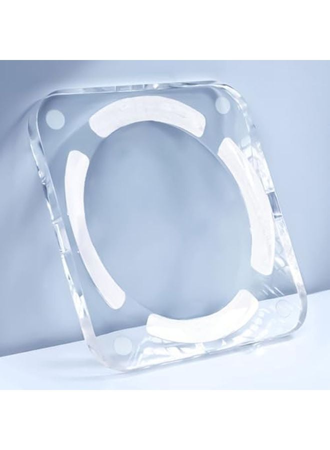 Transparent Acrylic Laptop Stand with Cooling Heat Dissipation for Studio Use - Image 3