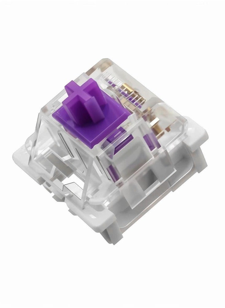 Beauenty - Outemu Switch Mechanical Keyboard Switch 3Pin Tactile Switch Lube Purple Gaming Keyboard Switches - Image 1