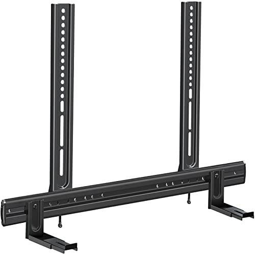 Mounting Dream Soundbar Mount, Heavy Duty Soundbar Wall Mount for Sound Bars with Holes/Without Holes Up to 26.5 LBS, Soundbar Bracket Height Adjust, No-Slip Base Holder Extends 3.44”-6.06”, MD5428 - Image 1