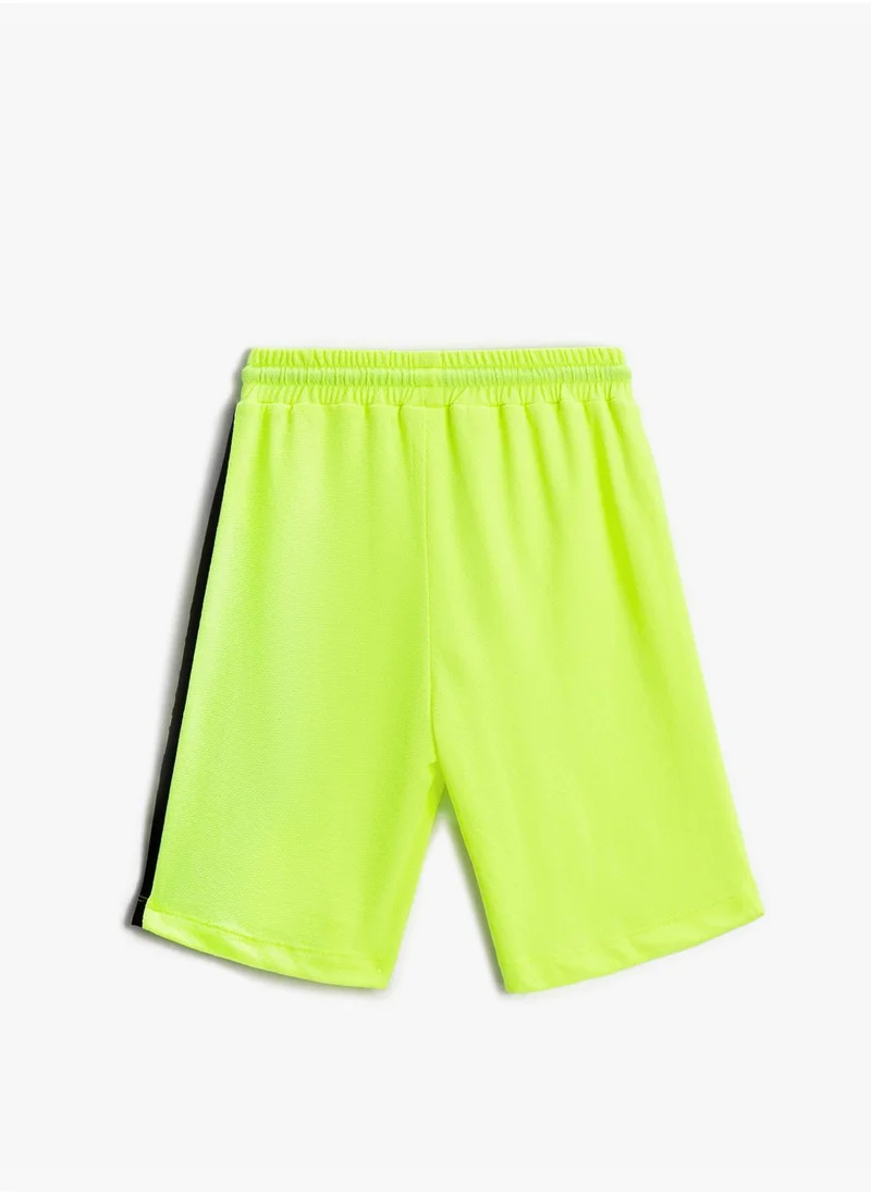 KOTON Bermuda Shorts Drawstring Printed