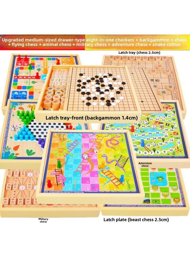 Flying Chess, Backgammon, Children's Early Education Checkers, Multi-Functional Game, One Chess Game, Primary School Students' Children's Day Toys