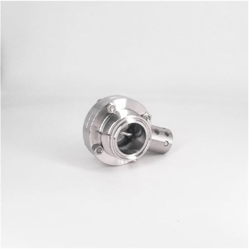 1 5 بوصة صمام تحكم في التدفق بمشبك ثلاثي 38 مم قطر الأنبوب الخارجي من الفولاذ المقاوم للصدأ SUS 304 لتخمير البيرة - Image 4