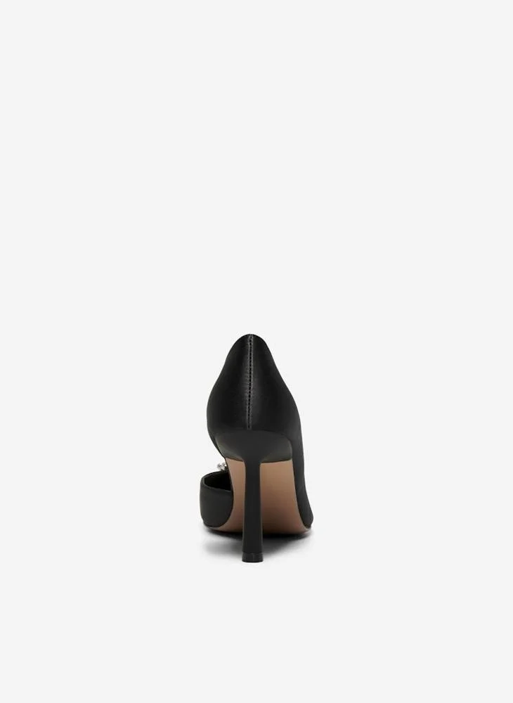 اونلي Onlpriya-4 Front Embellish Pointed Toe Pumps