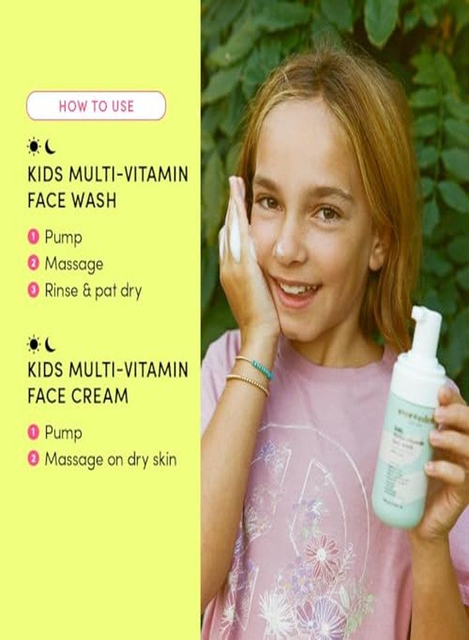 Evereden Kids Happy Face Duo Melon Juice and Lip Balm - Multi-Vitamin Kids Face Wash, Face Cream and Lip Balm Set - Clean & Vegan Skin Care for 3+ - Image 3