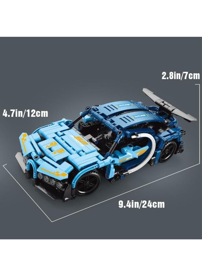 Sports Car Building Block Set, RC Car Model Set for kids Aged 7-14, Adult Collectible, 448 Pieces Sets - Image 5