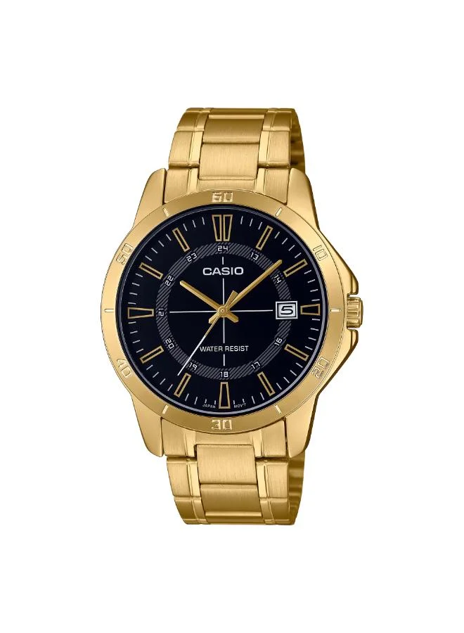 كاسيو Men's Stainless Steel Analog Watch MTP-V004G-1CUDF - 41.5 mm