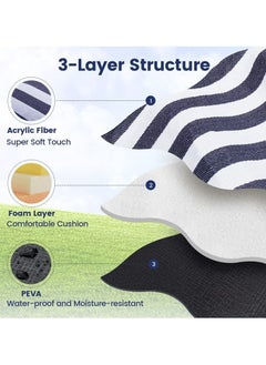 ASIV Portable Outdoor Picnic Blanket Camping Mat, Waterproof and Sandproof Large Foldable 3-Layer Outdoor Blanket, 80 By 80 Inches Suitable for 6 to 8 Adults, Camping, Parks, Beaches, Grass, Indoors  - Image 3