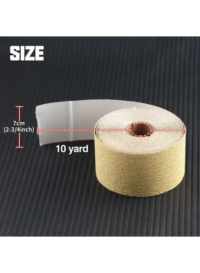 40 Grits Self Adhesive Sandpaper Roll 2 3 4 x 10 Yard PSA Stickyback Sand Paper - Image 3