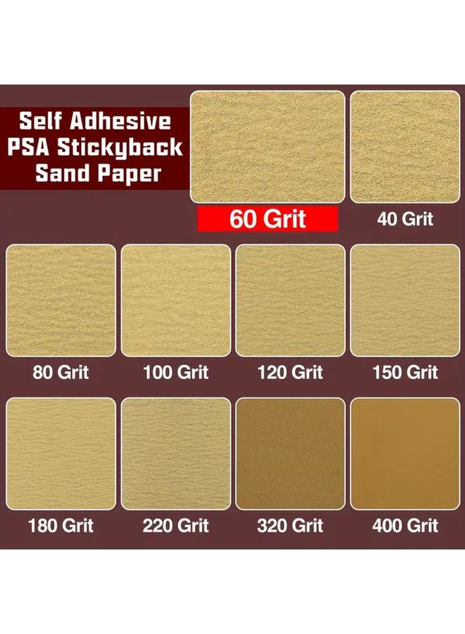 40 Grits Self Adhesive Sandpaper Roll 2 3 4 x 10 Yard PSA Stickyback Sand Paper - Image 5