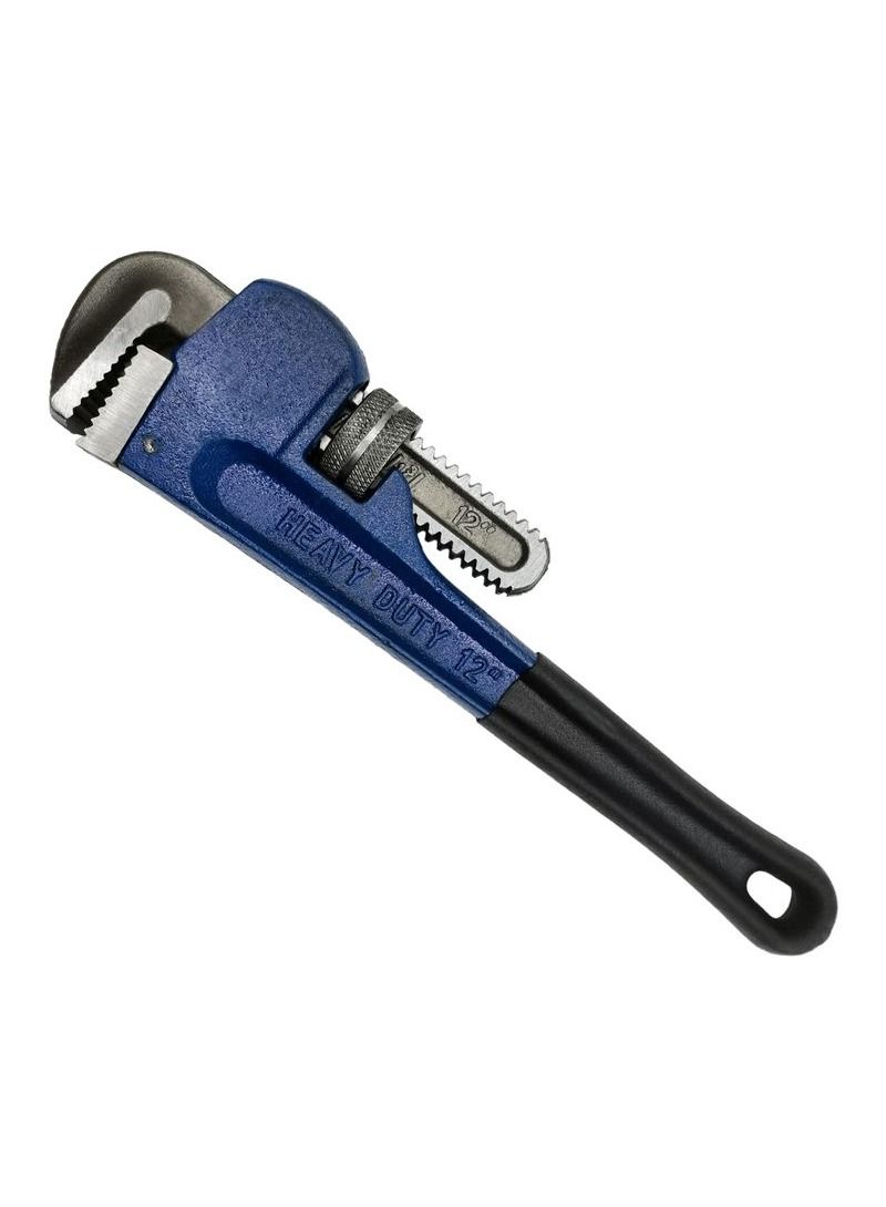 Pipe Wrench Heavy Duty 12Inch Forged Steel Head Strong Iron Handle Pipe Wrench 1 Piece - Image 3