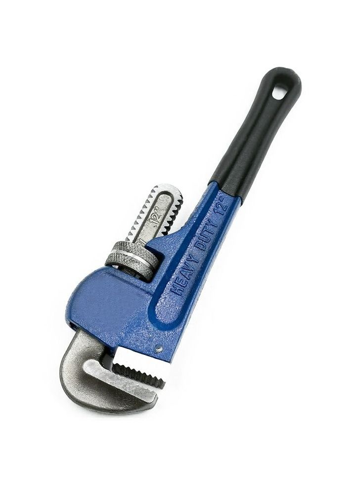 Pipe Wrench Heavy Duty 12Inch Forged Steel Head Strong Iron Handle Pipe Wrench 1 Piece - Image 4