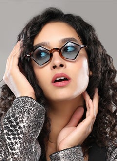 Haute Sauce Polarized Full Rim Diamond Sunglasses For Women  - Image 4
