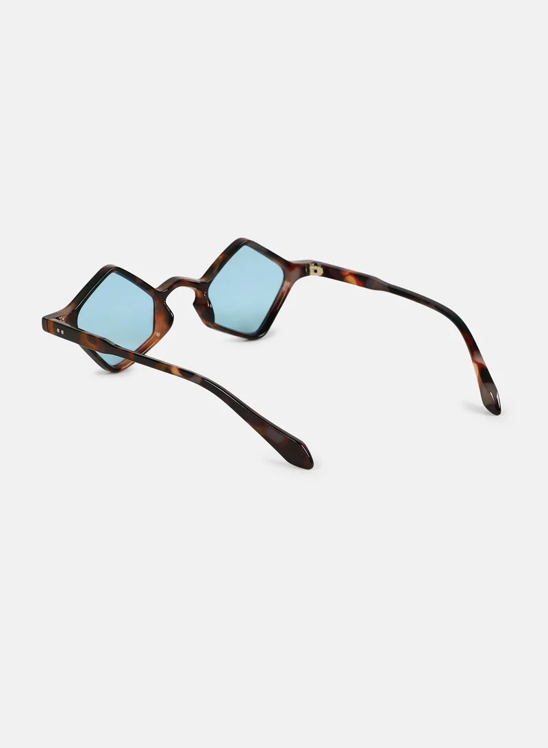 Haute Sauce Polarized Full Rim Diamond Sunglasses For Women