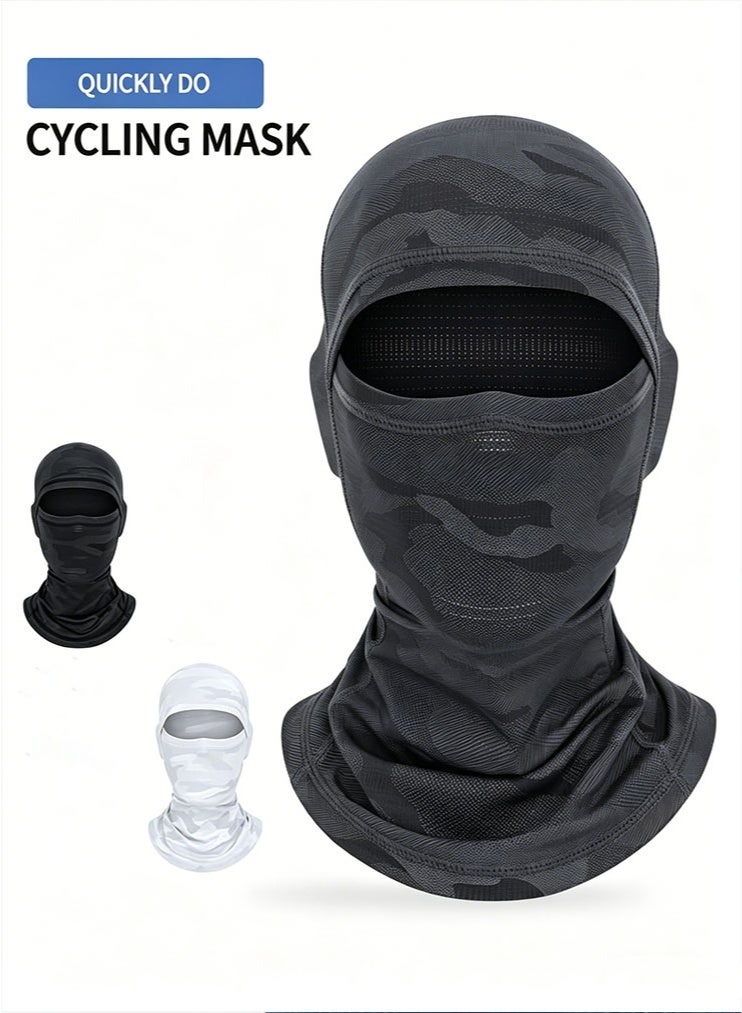 Balaclava Face Mask, UV Sun Protection, Breathable Headwear, Lightweight Face Mask for Men and Women, Face Cover, Suitable for Cycling, Climbing, and Running - Image 2