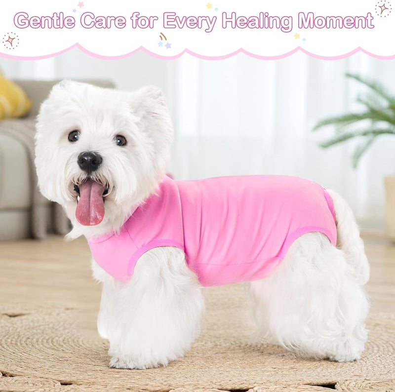 Coppthinktu Dog Surgery Suit Recovery Suit for Dogs After Surgery Female, Dog Onesie Neuter Puppy Spay Shirts, Post-Op Bodysuit Pajamas Anti Licking Abdominal Wounds Cone Alternative - Image 2