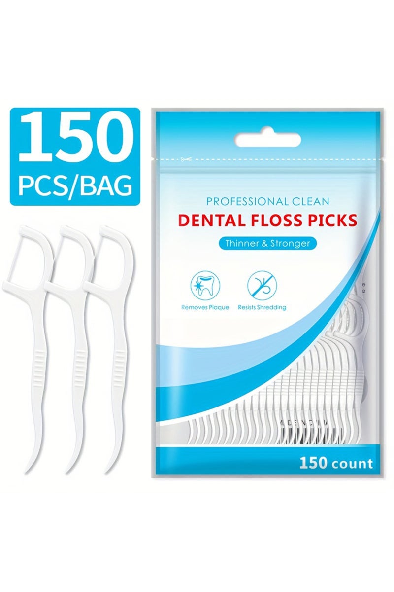 إيروريكس 150 قطعة، 30/50/150/300/600 قطعة، خيط تنظيف أسنان ناعم فائق النعومة للاستخدام مرة واحدة، أعواد أسنان منزلية