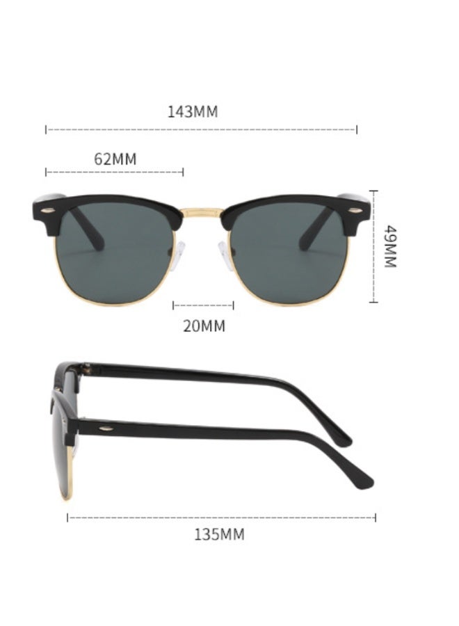 Semi Rimless Polarized Sunglasses - Image 2