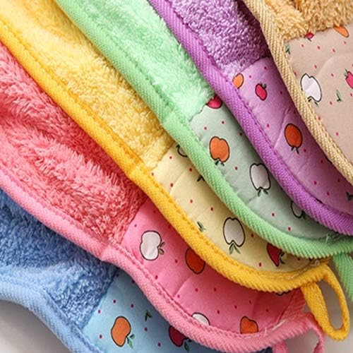 DRYHUG Microfibre Hanging Hand Towels, 30 x 40 cm, Pack of 4, Multicolour, Kitchen and Bathroom Towels with Ties - Image 3