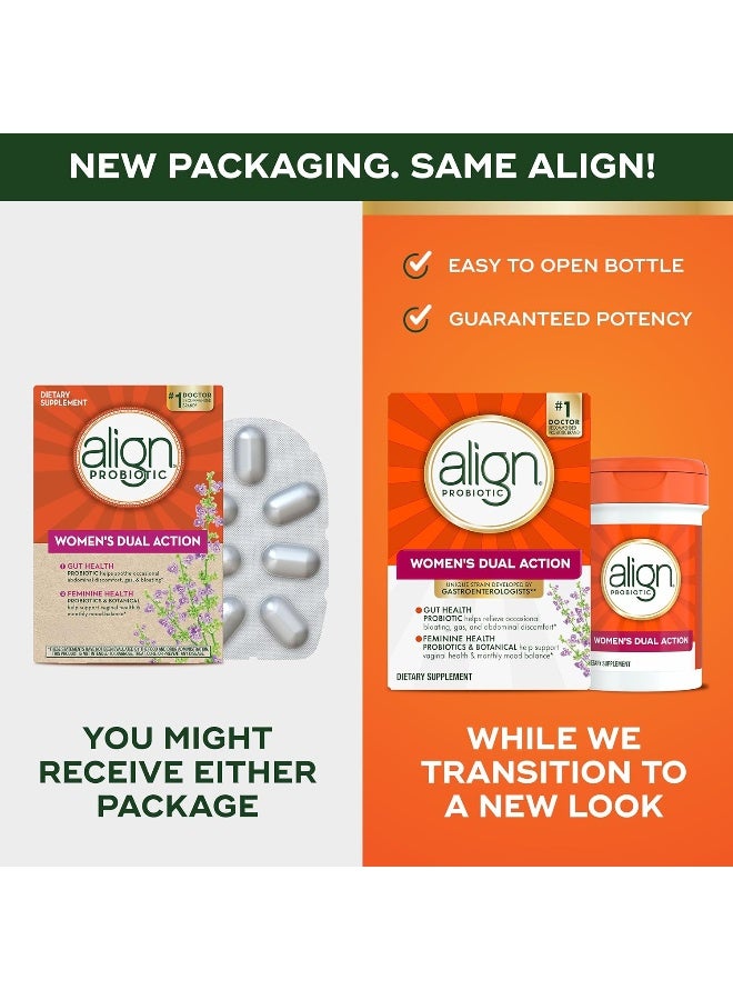 Align كبسولات البروبيوتيك المزدوجة للنساء - Image 2