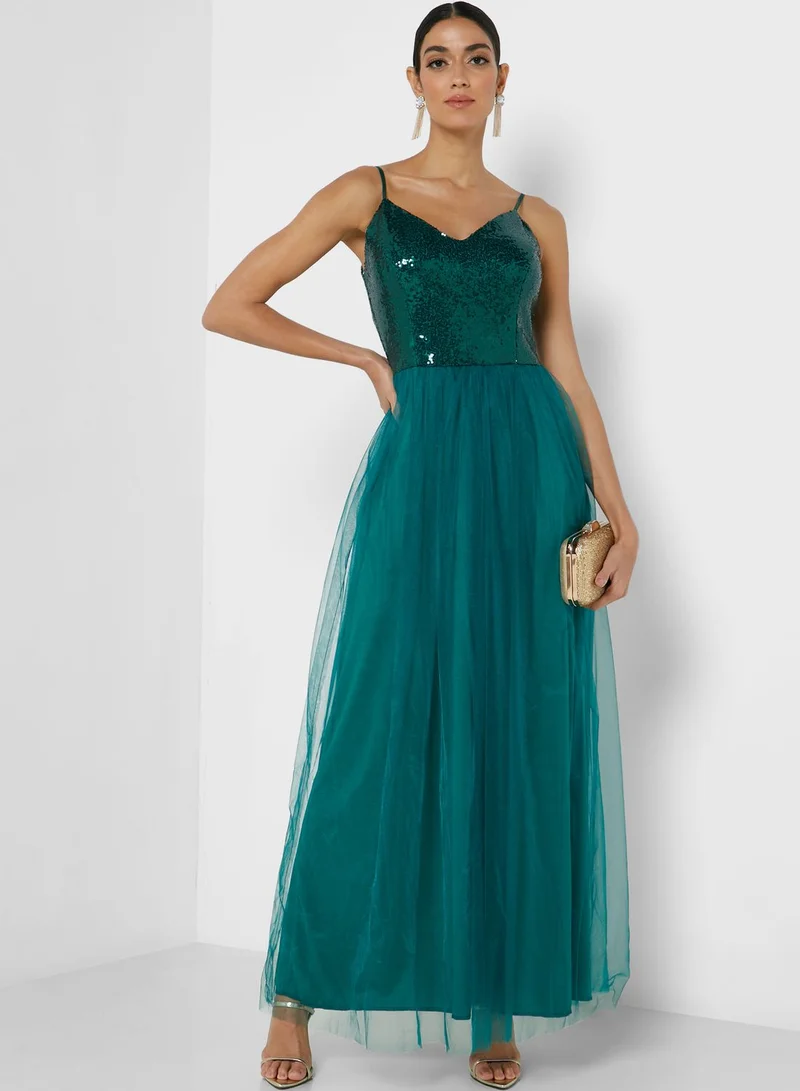 Ella Limited Edition Sequin Bodice Tulle Dress
