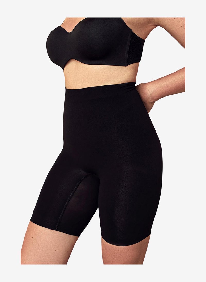 Penti Women Premium Seamless Push Up Short Black Shaping Corset - Image 2