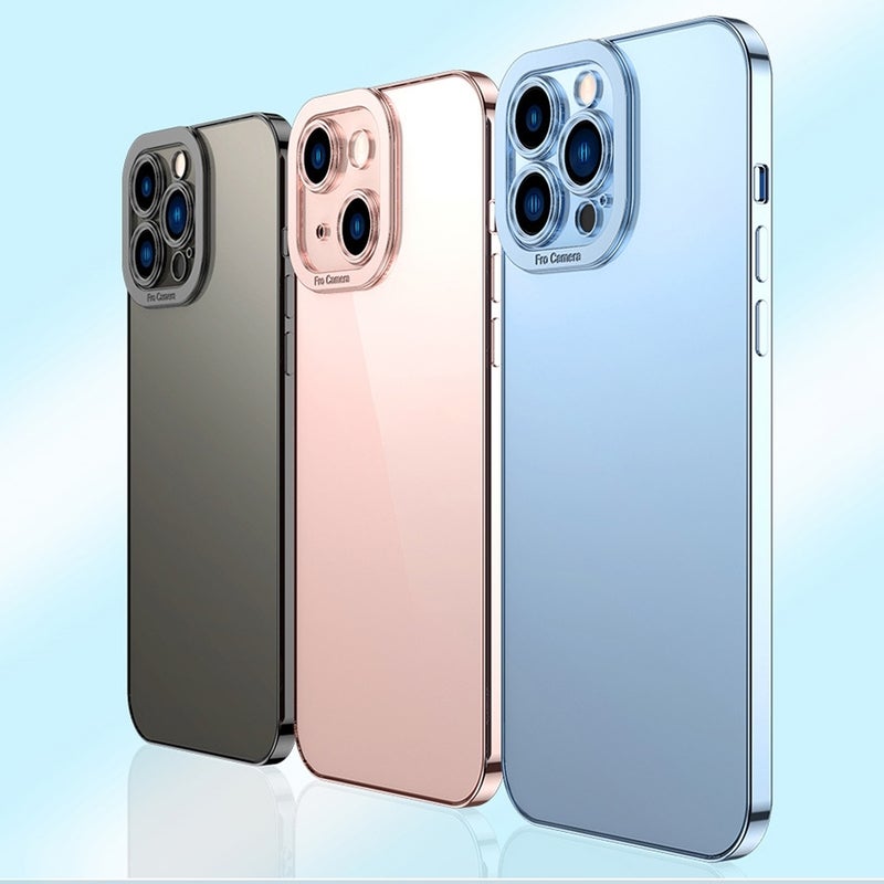 HuHa Protective Cover For iPhone 14 Pro Electroplating High Transparent TPU Phone Case(Green) - Image 2