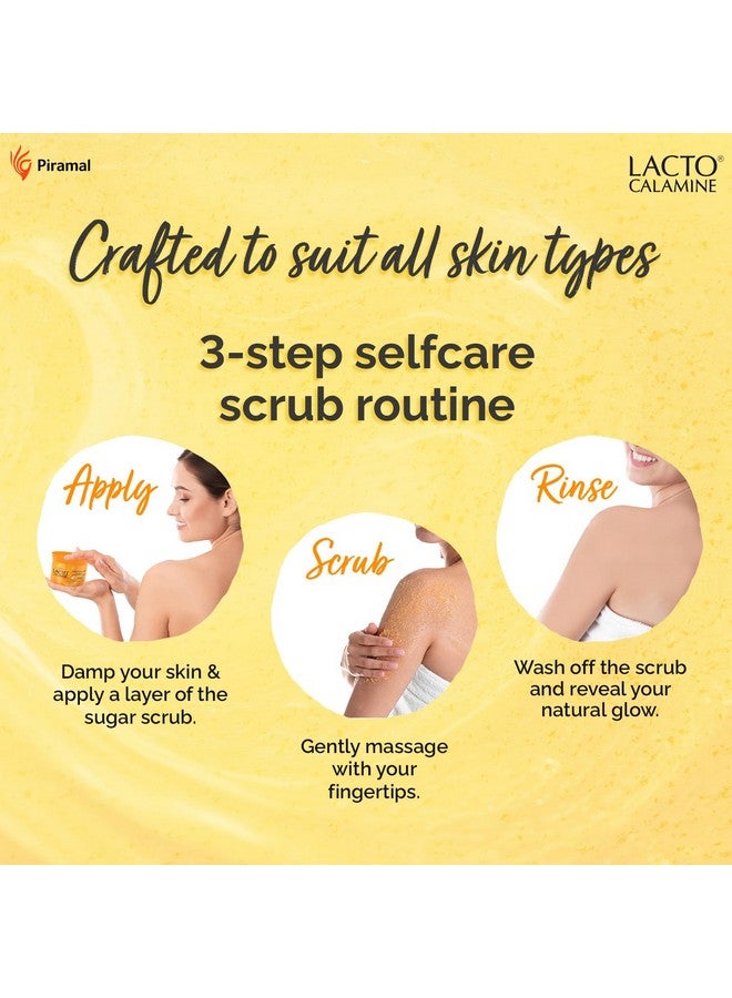 لاكتو كلامين مقشر الجسم بالسكر وفيتامين سي | 200 جرام | مقشر لطيف للجسم | مقشر للجسم لبشرة صافية وصحية ومتوهجة | فيتامين سي، مستخلص السكر وبذور العنب يزيل الخلايا السمراء والجلد الميت - Image 4