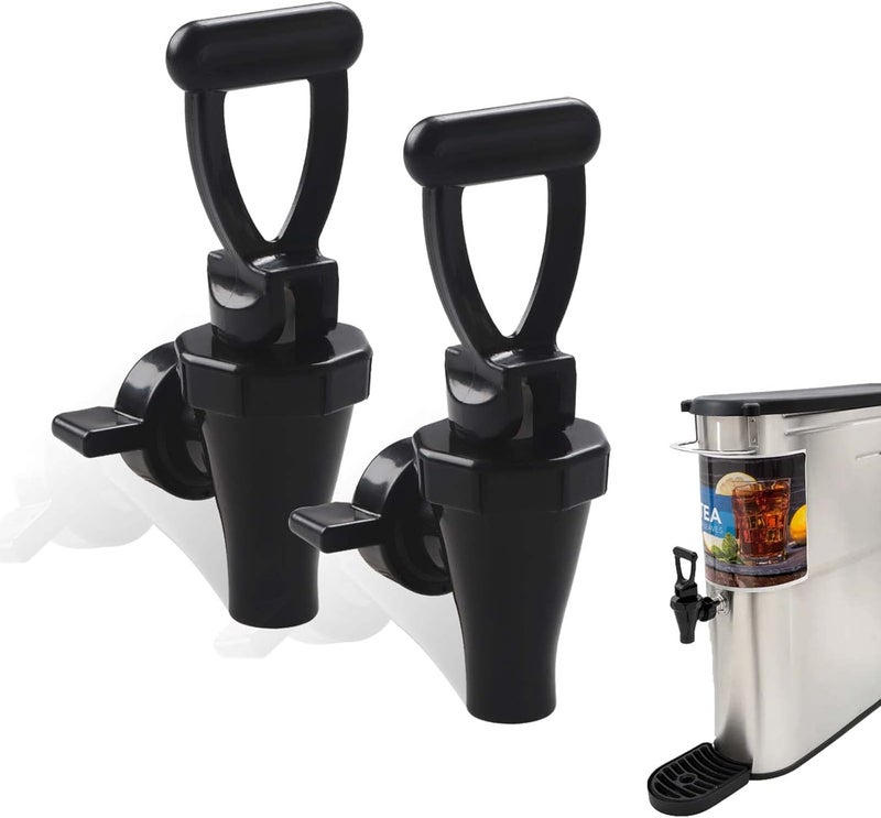 MUGLIO 2 Pack 03260.0002 Replacement Faucet Kit for Tea Dispenser Reusable Spigot for Tea Urn with 2 Wing Nut and 2 C-Ring by - Image 1