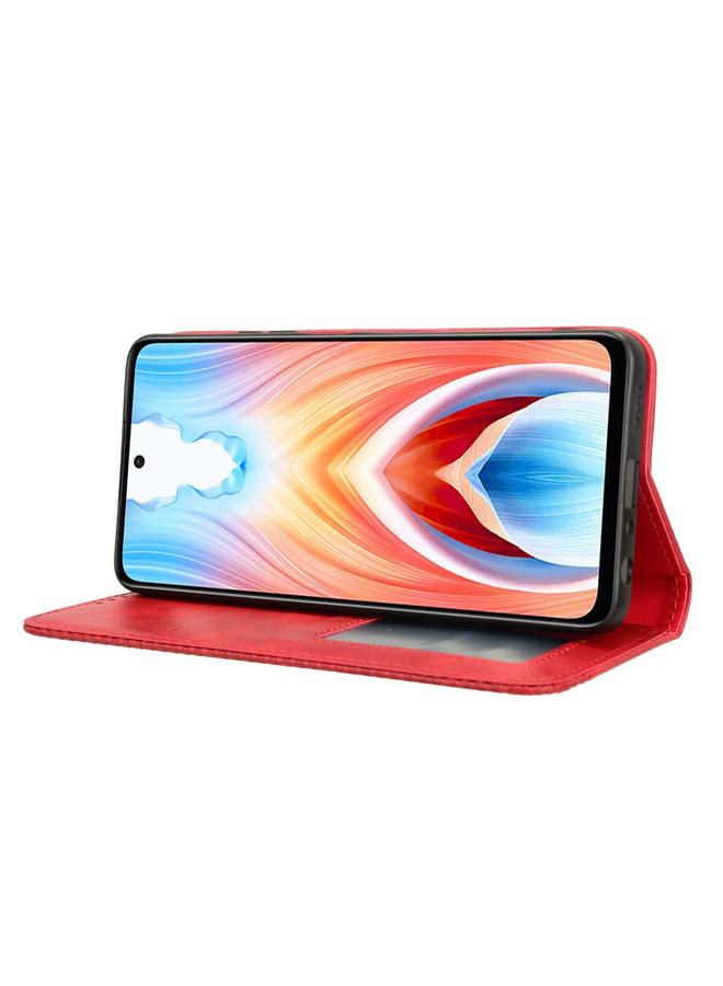 S-TOP Case For OnePlus Nord N30 SE / OPPO A79 5G Magnetic Buckle Retro Texture Leather Phone Case - Image 5