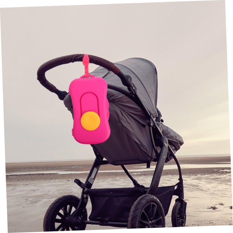 Portable Wipe Dispenser Case Compact Travel Wet Tissue Box Holder For Outdoor Home Crib - Image 3
