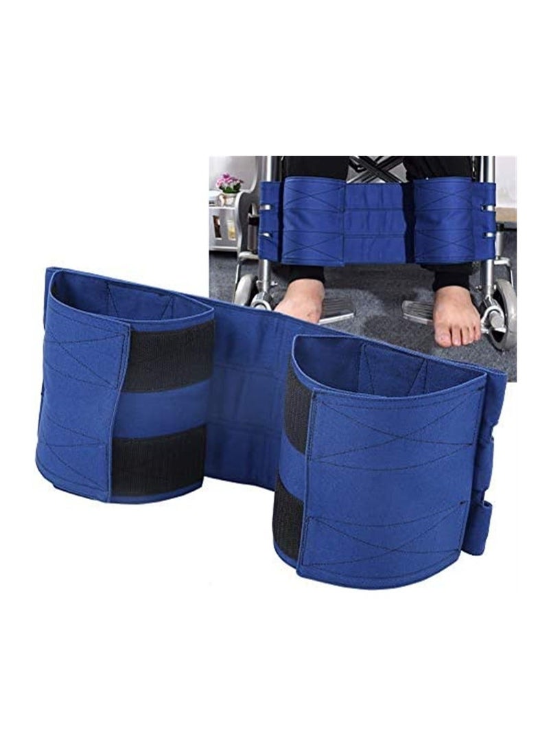SYOSI Wheelchair Leg Restraint, Safety Transport Foot Support Belt Straps, Adjustable for Elderly and Disabled Accessories - Image 1