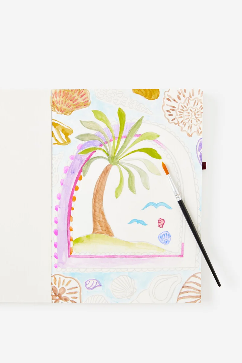 تايبو A5 STITCH BOUND WATERCOLOURING