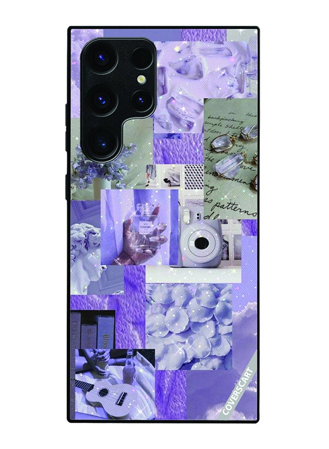 Protective Case Cover For Samsung Galaxy S25 Ultra Aesthetic Design Purple