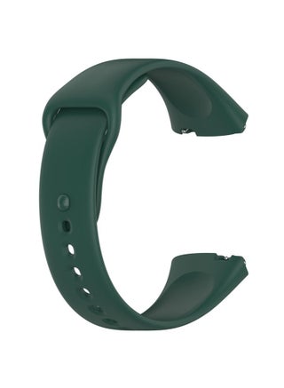 3 قطع من أحزمة السيليكون متوافقة مع Redmi Watch 3 Active/Redmi Watch 3 Lite Smartwatch حزام ساعة ناعم (أسود + أخضر + أزرق) - view 4