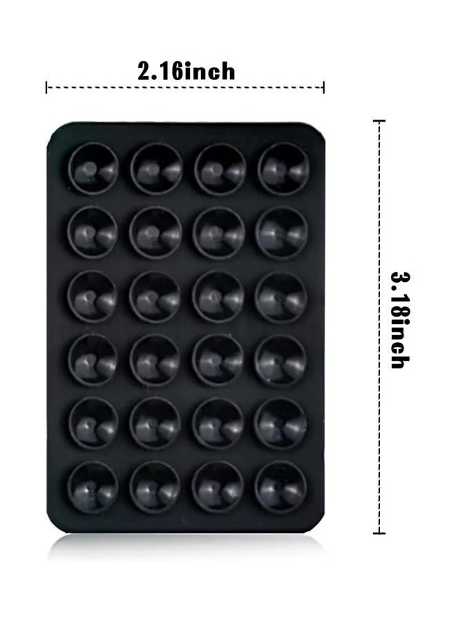 HY 12 Pcs Silicone Suction Cup Phone Holder, Strong Suction Cups, Suitable for Bathroom, Mirror, Hands-free, Selfie, Video, by Xifor  - Image 5