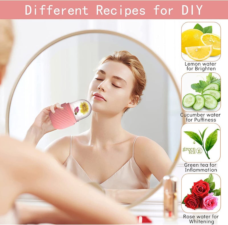 AMIFIT Silicone Ice Roller Massager: Rejuvenate Skin and Boost Circulation Naturally (Pink) - Image 5