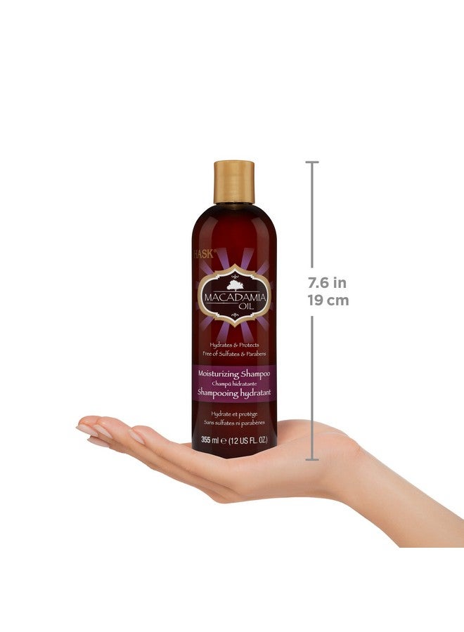 هاسك مجموعة شامبو وبلسم مرطب بزيت المكاديميا من هاسك لجميع أنواع الشعر، آمن على اللون، خالٍ من الغلوتين والكبريتات والبارابين وخالٍ من القسوة - شامبو واحد وبلسم واحد - Image 4