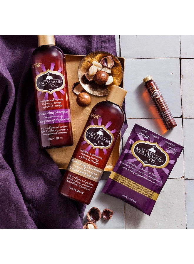 هاسك مجموعة شامبو وبلسم مرطب بزيت المكاديميا من هاسك لجميع أنواع الشعر، آمن على اللون، خالٍ من الغلوتين والكبريتات والبارابين وخالٍ من القسوة - شامبو واحد وبلسم واحد - Image 5