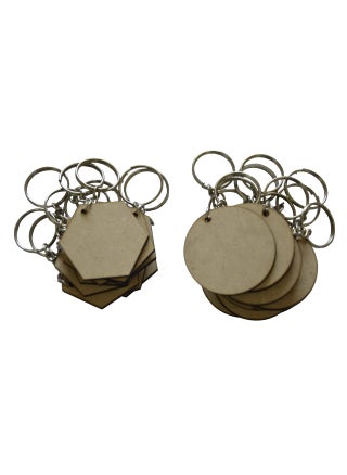 Ecomology Pack of 40 20Round 20Hexagon 2 Shape Key Chains with Ring 50 x 50 mm It is Suitable for All Type of Craft and Painting Activities Mandala Art MDF Board Suitable for Decoupage - pzsku/ZFD5DC1544F1E6491CB50Z/45/1748265158/f7db5684-be12-41ee-a706-691fe8b3a828