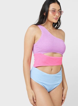 Colorblock Detail Swimsuit