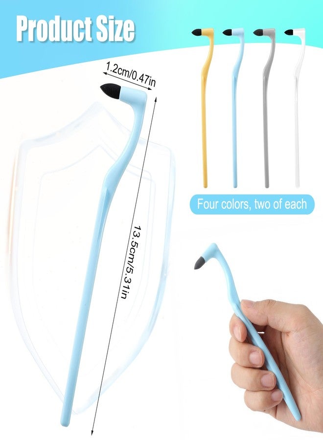 hurifeng 8PCS Tooth Stain Remover Dental Plaque Tartar Eraser Tool Kit, Teeth Cleaning Polisher with Dental Picks, Oral Care Teeth Whitening Cleaning Tools - Image 2