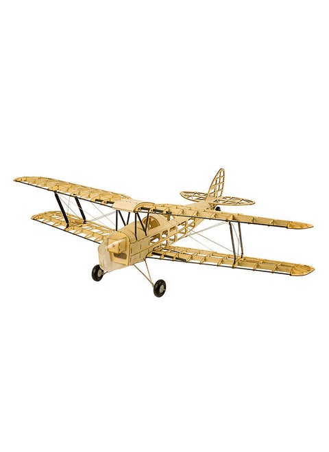 Dancing Wings Hobby S1901 Balsa Wood RC Airplane Tiger Moth Remote Control Biplane Unassembled KIT Version DIY Flying Model